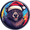 Bear with Santa Hat