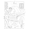 Skeleton Mechanic Under Hood