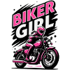 Biker Girl Motorcycle Queen