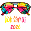 Koh Samui 2026 Neon Sunglasses