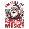 Weihnachts-Whiskey-Weihnachtsgeist