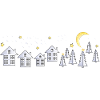  Dorf im Lichterglanz zum Advent