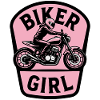 Biker Girl Motorcycle Bikerin