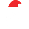 Weihnachtsmann mit Bart Minimal Kopf Design
