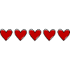 Hearts Line Love Symbol