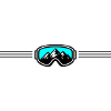 Skibrille Ski Berge