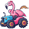 Flamingo Tractor Farmer
