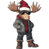 Moose Christmas Winter