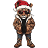 Noël Léopard Hiver