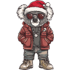 Koala Noël Hiver