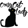 Black Cat Silhouette with Gold Eyes