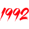 1992 Jahrgang Geschenk