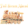 Full Steam Ahead Engine Locomotive