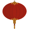 Red Paper Lantern Motif