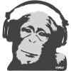 DJ Monkey Headphones - Music Streetwear Grey