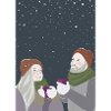 Freunde im Schnee