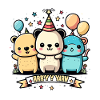 Bärchen Trio Party