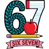 6 7 Apple and Pencil