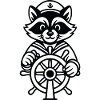 Raccoon Captain Navigation