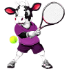 Cows Tennis / Tennis Player Cow