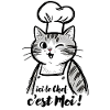 Chat Chef cuisinier, ici le chef c'est moi !