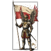 Winged Hussar with Polish Flag
