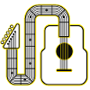 Abstract Guitar Art