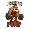 Merry Pump Gym Santa Claus
