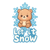 Winter Bear Let It Snow