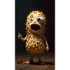 Spiky Peanut Mascot
