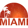 Miami Sunset Palm Trees