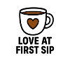 Liebe beim ersten Schluck Kaffee