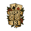Card Dice Luck 13