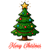 Weihnachtsbaum Sternenglanz