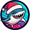 Shark Christmas Santa Comic