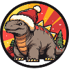 Dinosaur Comic Santa