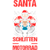 Noël Père Noël motard motard