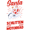 Weihnachtsmann Biker Motorrad Weihnachten