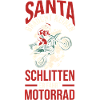 Weihnachtsmann Biker Motorrad Weihnachten