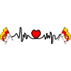 Kärnten Heartbeat Flags