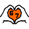 Six Seven 67 Symbol