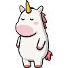 Pastell-Einhorn-Charme in minimaler Laune