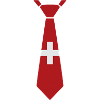 Schweizer Krawatte – Flaggendesign