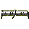 Heavy Metal 3D-Logo mit Blitz