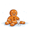 Pepparkaks-julskjorta Rolig herr Dam