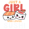 Only one girl loves sushi