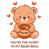 Teddy bear for Valentine's Day