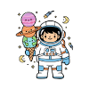 Œuvres d’astronaute Nourriture Humour spatial