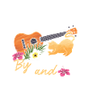 Hawaiian Ukulele Uke Cat Easily
