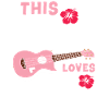 Hawaiian Ukulele Uke Girl This